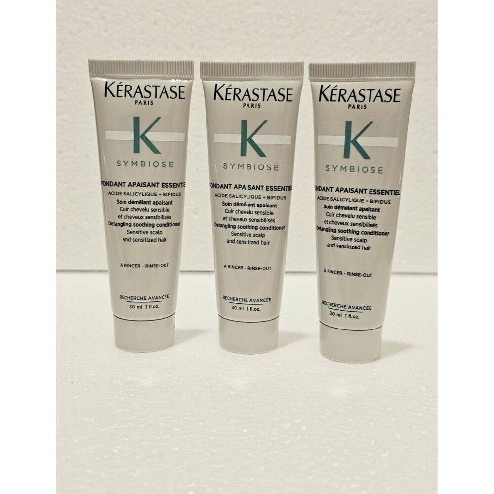 3x Kérastase Symbiose Fondant Apaisant Essentiel detangling soothing conditioner